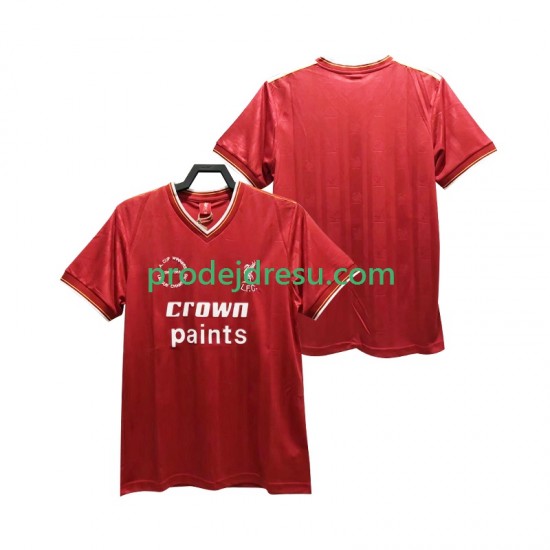 Liverpool Dresy Fotbal 1985 1986 Retro Muž Domácí Krátký rukáv