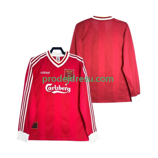 Liverpool Dresy Fotbal 1995 1996 Retro Muž Domácí Dlouhý rukáv