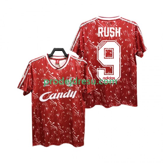 Liverpool Dresy Fotbal Rush 9 1989 1991 Retro Muž Domácí Krátký rukáv