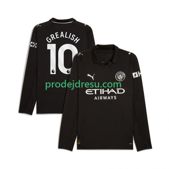 Manchester City Dresy Fotbal Jack Grealish 10 Muž Venkovní 2025-2026 Dlouhý rukáv