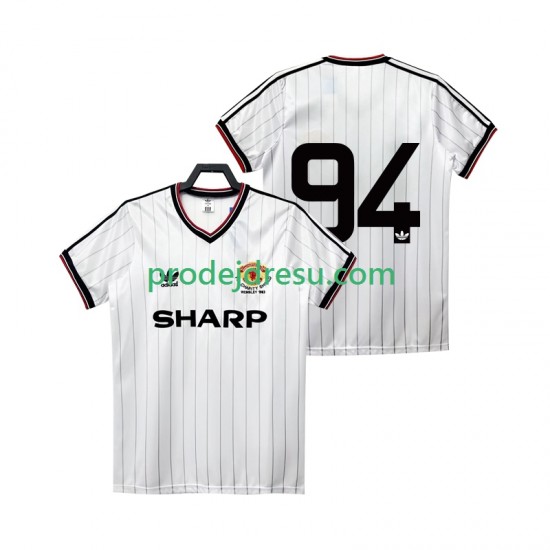 Manchester United Dresy Fotbal 94 1983 1984 Retro Muž Venkovní Krátký rukáv