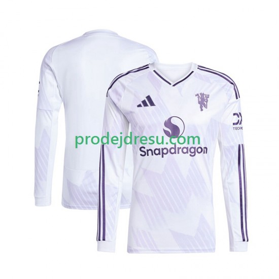 Manchester United Dresy Fotbal Muž Venkovní 2025-2026 Dlouhý rukáv