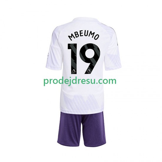 Manchester United Dresy Fotbal Bryan Mbeumo 19 Dětský Venkovní 2025-2026 Krátký rukáv