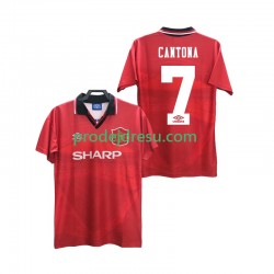 Manchester United Dresy Fotbal CANTONA 7 1996 Retro Muž Domácí 1994 Krátký rukáv