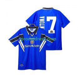 Manchester United Dresy Fotbal CANTONA 7 1996 Retro Muž Alternativní 1998 Krátký rukáv