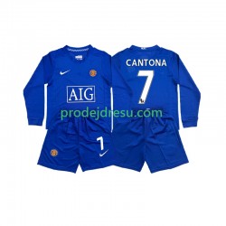 Manchester United Dresy Fotbal CONTONA 7 2009 Retro Dětský Alternativní 2008 Dlouhý rukáv