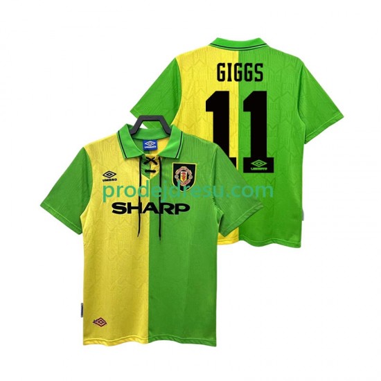 Manchester United Dresy Fotbal GIGGS 11 1992 Retro Muž Venkovní 1994 Krátký rukáv