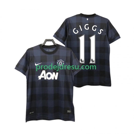 Manchester United Dresy Fotbal GIGGS 11 2013 2014 Retro Muž Venkovní Krátký rukáv