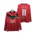 Manchester United Dresy Fotbal GIGGS 11 2009 Retro Muž Domácí 2010 Dlouhý rukáv