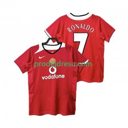 Manchester United Dresy Fotbal RONALDO 7 2005 Retro Muž Domácí 2006 Krátký rukáv