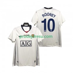 Manchester United Dresy Fotbal ROONEY 10 Champions League 2009 Retro Muž Venkovní 2008 Krátký rukáv