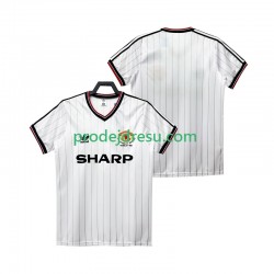 Manchester United Dresy Fotbal 1983 1984 Retro Muž Venkovní Krátký rukáv