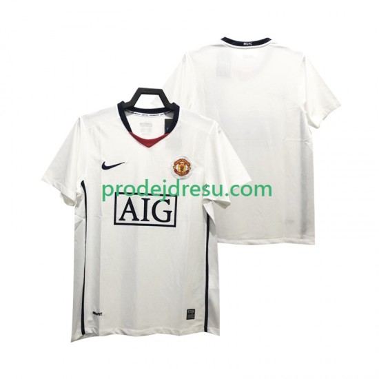 Manchester United Dresy Fotbal Premier League 2009 Retro Muž Venkovní 2008 Krátký rukáv