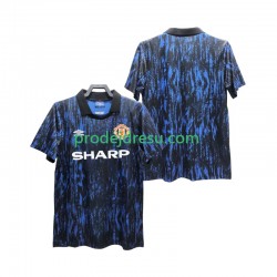 Manchester United Dresy Fotbal 1993 Retro Muž Domácí Krátký rukáv