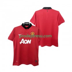 Manchester United Dresy Fotbal 2013 2014 Retro Muž Domácí Krátký rukáv
