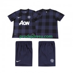 Manchester United Dresy Fotbal 2013 2014 Retro Dětský Venkovní Krátký rukáv