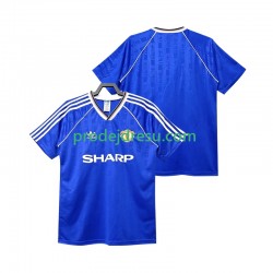Manchester United Dresy Fotbal 1988 1990 Retro Muž Alternativní Krátký rukáv