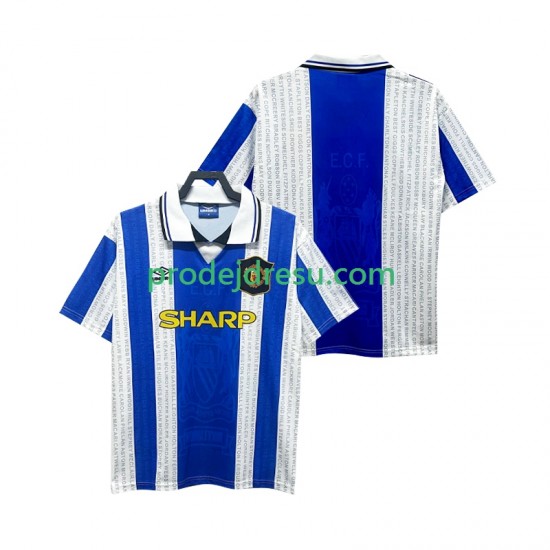 Manchester United Dresy Fotbal 1996 Retro Muž Alternativní 1994 Krátký rukáv
