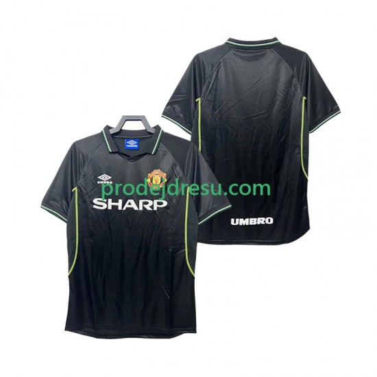 Manchester United Dresy Fotbal Retro Muž Alternativní 1998 1999 Krátký rukáv