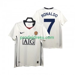 Manchester United Dresy Fotbal Ronaldo 7 Premier League 2009 Retro Muž Venkovní 2008 Krátký rukáv