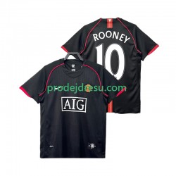 Manchester United Dresy Fotbal Rooney 10 2007 Retro Muž Venkovní 2008 Krátký rukáv