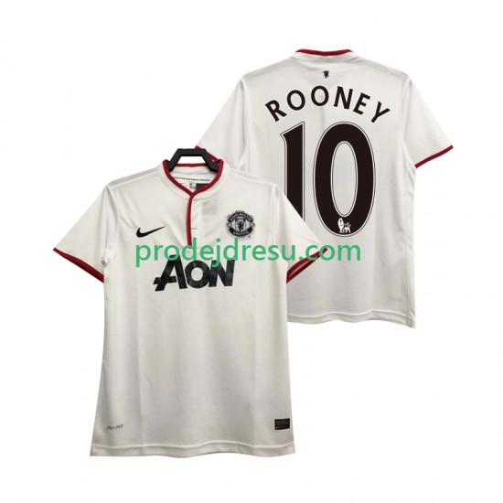 Manchester United Dresy Fotbal Rooney 10 2013 2014 Retro Muž Alternativní Krátký rukáv
