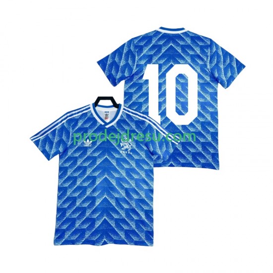 Nizozemsko Dresy Fotbal 10 Retro Muž Venkovní 1998 Krátký rukáv