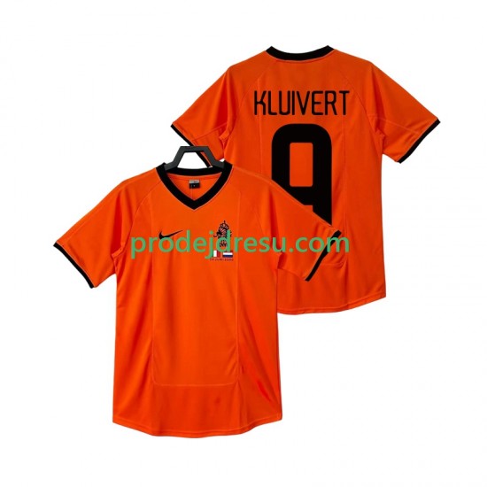 Nizozemsko Dresy Fotbal KLUIVERT 9 2000 Retro Muž Domácí Krátký rukáv