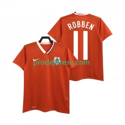Nizozemsko Dresy Fotbal ROBBEN 11 Retro Muž Domácí 2008 Krátký rukáv
