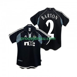 Newcastle United Dresy Fotbal BARTON 2 2000 2001 Retro Muž Venkovní Krátký rukáv