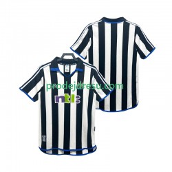Newcastle United Dresy Fotbal 2000 2001 Retro Muž Domácí Krátký rukáv