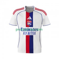 Olympique Lyonnais Dresy Fotbal Muž Domácí 2025-2026 Krátký rukáv