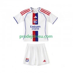 Olympique Lyonnais Dresy Fotbal Dětský Domácí 2025-2026 Krátký rukáv