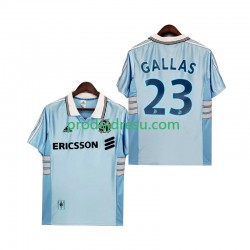 Olympique Marseille Dresy Fotbal Gallas 23 Retro Muž Venkovní 1998 1999 Krátký rukáv