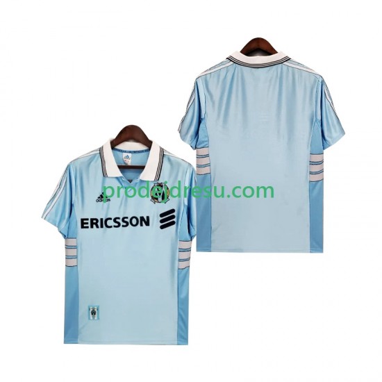 Olympique Marseille Dresy Fotbal Retro Muž Venkovní 1998 1999 Krátký rukáv