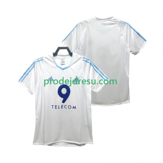 Olympique Marseille Dresy Fotbal 2003 Retro Muž Domácí 2002 Krátký rukáv