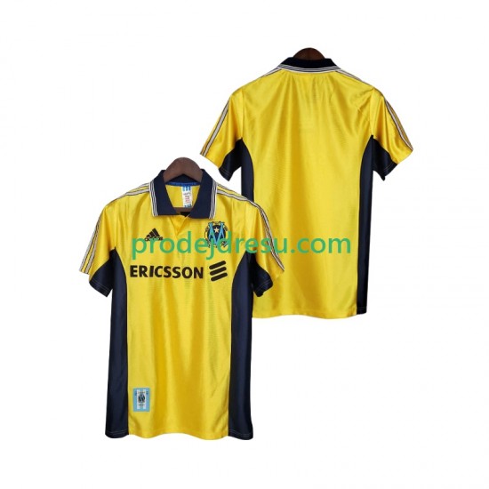 Olympique Marseille Dresy Fotbal Retro Muž Alternativní 1998 1999 Krátký rukáv