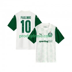 Palmeiras Dresy Fotbal Paulinho 10 Muž Venkovní 2025-2026 Krátký rukáv