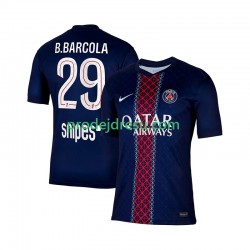 Paris Saint-Germain Dresy Fotbal Bradley Barcola 29 Muž Domácí 2025-2026 Krátký rukáv