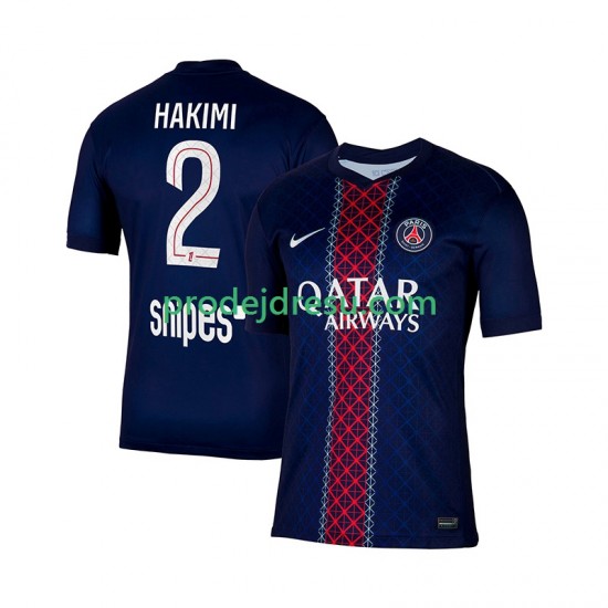 Paris Saint-Germain Dresy Fotbal Hakimi 2 Muž Domácí 2025-2026 Krátký rukáv