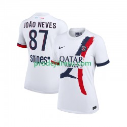 Paris Saint-Germain Dresy Fotbal Joao Neves 87 Muž Venkovní 2025-2026 Krátký rukáv