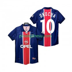 Paris Saint-Germain Dresy Fotbal OKOCHA 10 Retro Muž Domácí 1998 1999 Krátký rukáv
