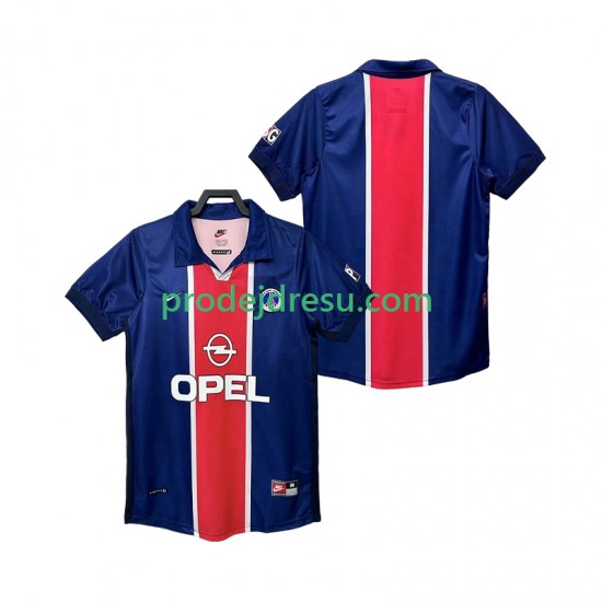 Paris Saint-Germain Dresy Fotbal Retro Muž Domácí 1998 1999 Krátký rukáv