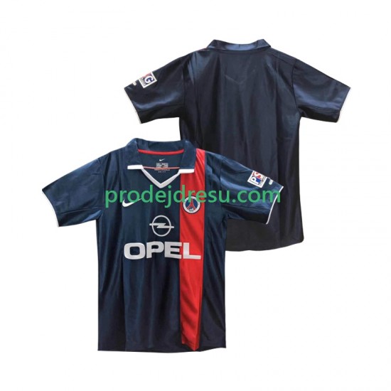 Paris Saint-Germain Dresy Fotbal 2001 Retro Muž Domácí 2002 Krátký rukáv