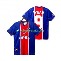 Paris Saint-Germain Dresy Fotbal WEAH 9 1995 1996 Retro Muž Domácí Krátký rukáv