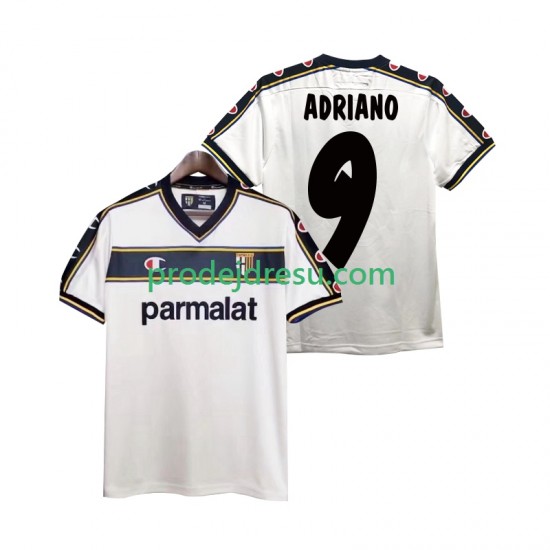 Parma Dresy Fotbal ADRIANO 9 2003 Retro Muž Venkovní 2002 Krátký rukáv