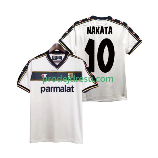 Parma Dresy Fotbal NAKATA 10 2003 Retro Muž Venkovní 2002 Krátký rukáv