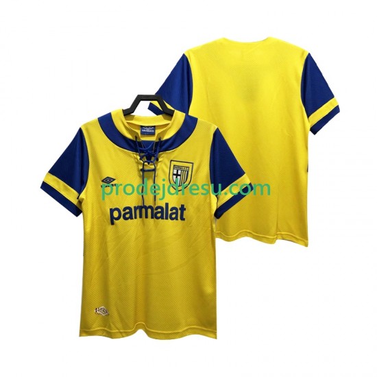 Parma Dresy Fotbal 1993 1995 Retro Muž Venkovní Krátký rukáv