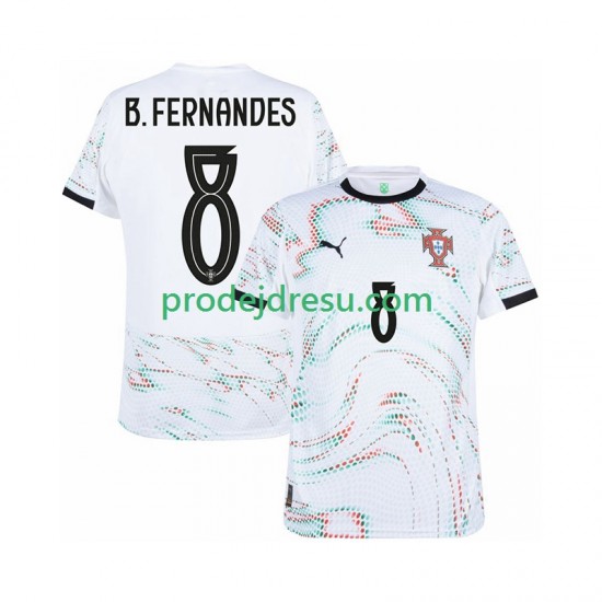 Portugalsko Dresy Fotbal Bruno Fernandes 8 Muž Venkovní 2025-2026 Krátký rukáv