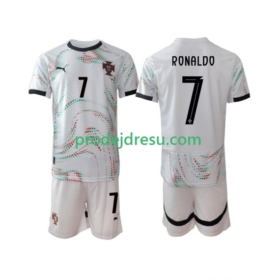 Portugalsko Dresy Fotbal Cristiano Ronaldo 7 Dětský Venkovní 2025 Krátký rukáv
